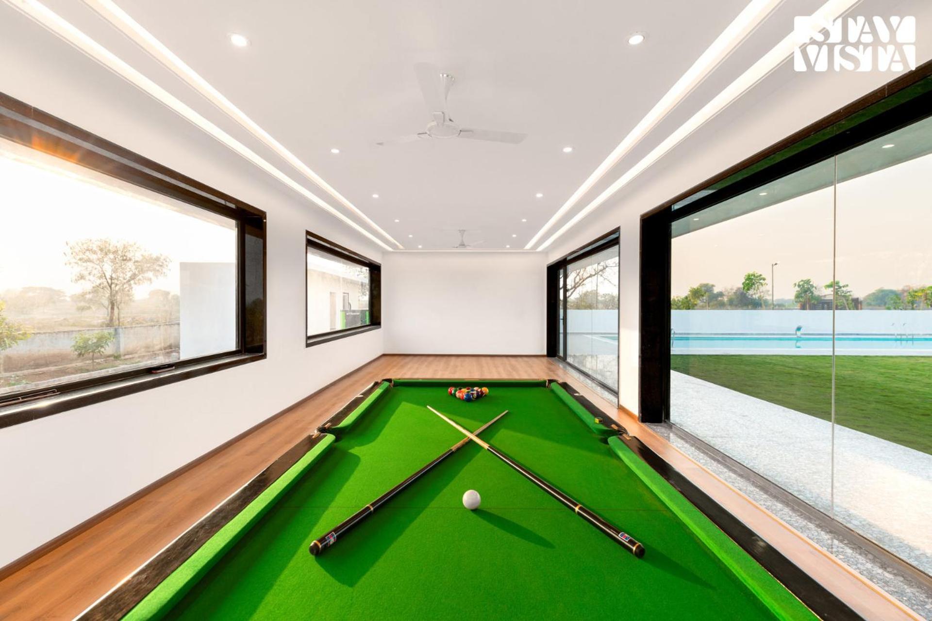 Stayvista At Aj House With Pvt Pool & Projector Set-Up 海得拉巴 外观 照片